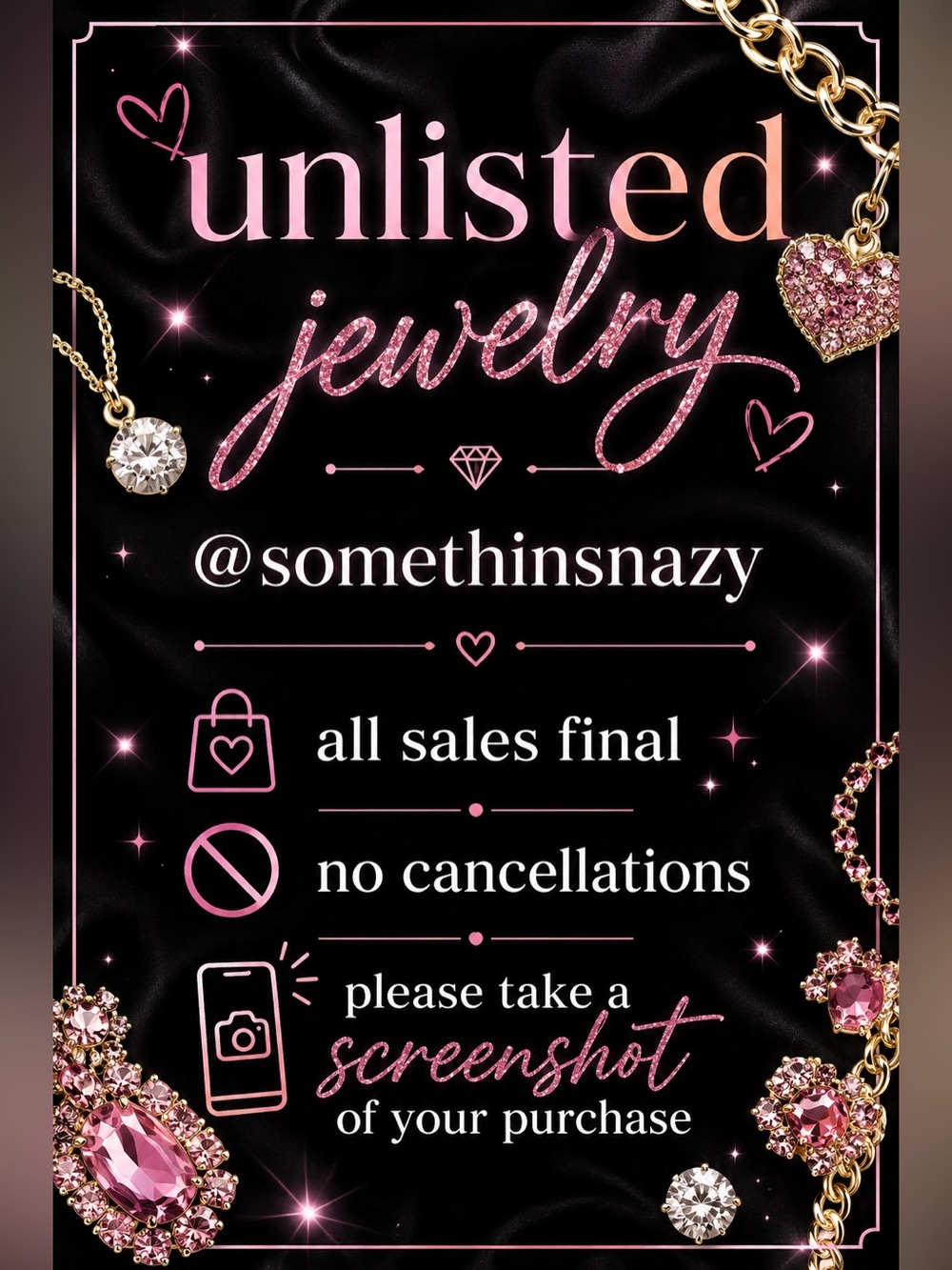 UNLISTED JEWELRY